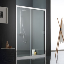 [KB-B2030110400514] Porta doccia nicchia 110 cm cristallo trasparente