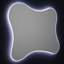 [KB-B3010641000052] Specchio sagomato 120x90 con cornice led