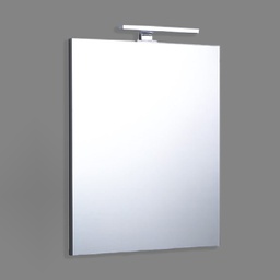 [KB-B2080440100400] Specchio bagno 60x70 con luce a led