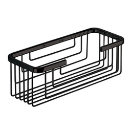 [KB-B2020400000441] Portasapone doccia rettangolare in acciaio nero