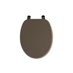 [KB-B2070000000142] Sedile wc legno tortora scuro opaco
