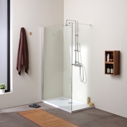 [KB-B2030611200120] Parete doccia walk-in 8 mm trasparente