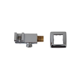[KB-B2050221500040] Presa d'acqua quadrata con supporto doccia