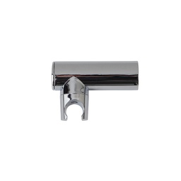[KB-B2050221500010] Supporto doccia rotondo in abs cromato