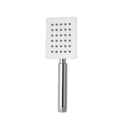 [KB-B2050330500010] Manopola doccetta acciaio cromato quadrata