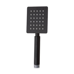 [KB-B2050330500110] Manopola doccetta quadrata acciaio nero opaco
