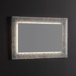 [KB-B3010641000115] Specchio in vetro fuso retroilluminato 90x62