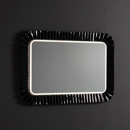 [KB-B3010641000123] Specchio con cornice in vetro fuso 94x68
