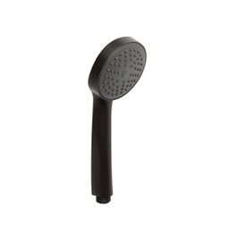[KB-B2050330500115] Doccino tondo per doccia in abs nero opaco
