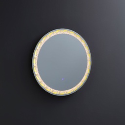 [KB-B3010641000130] Specchiera rotonda 60 cm retroilluminata