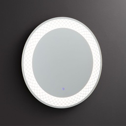 [KB-B3010641000134] Specchio rotondo 70 cm con led illuminato