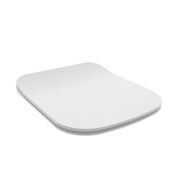 [KB-B2070000000201] Sedile wc in termoindurente bianco lucido