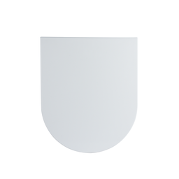 [KB-B2070000000205] Copriwater forma D compatibile bianco lucido