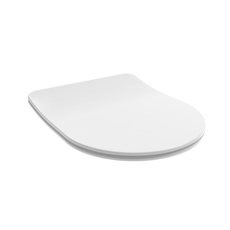 [KB-B2070000000208] Copriwater rallentato forma D bianco