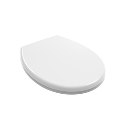 [KB-B2070000000212] Tavoletta wc universale soft close bianco lucido
