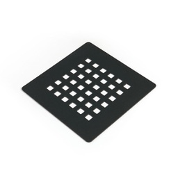 [KB-B2120000000152] Piletta doccia quadrato acciaio antracite