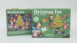 [20186532] Puzzle 36 pezzi decorato per Natale 60x44cm