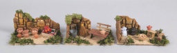 [20186501] Scena su base in legno 10,5x20 cm