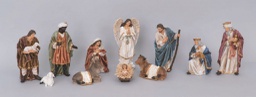 [19626492] Natività in resina - 11 pezzi, 30 cm
