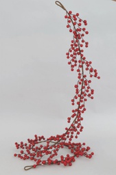 [20186453] Ramo decorativo con bacche rosse 150 cm