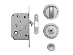 [DFL3005594] KIT PER PORTE SCORREVOLI CROMO SATINATO