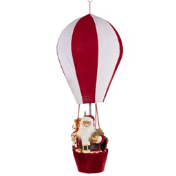 [20102518] Mongolfiera Babbo Natale 100x100x150 cm
