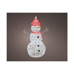 [19974583] Pupazzo di neve 90 cm con LED