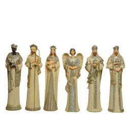 [19974665] Set natività color crema 37,5 cm
