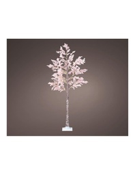 [19974587] Albero micro led fiori rosa 210 cm