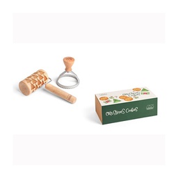 [2006153] Set 2 pezzi per biscotti natalizi verdi