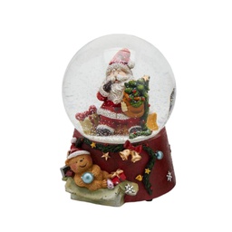 [20103680] Sfera di cristallo con Babbo Natale