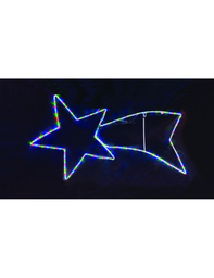 [19977522] Cometa tubo led 160x78 cm 90 luci