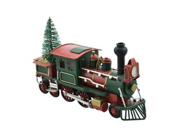 [20186139] Treno rosso/verde 22,5x9x17 cm