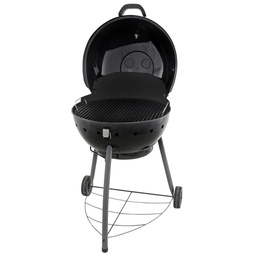 [2000608] Char-Broil Kettleman nero bollitore portatile a carbone barbecue