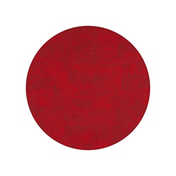 [2020846] Tovaglietta tonda doubleface 38 cm rossa