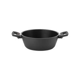 [2015698] Casseruola nera con doppi manici 24 cm