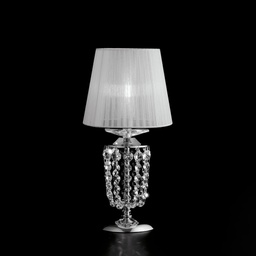 [BL189-LT-CR] Lampada in ferro e ottone cromato H.40 x Ø20