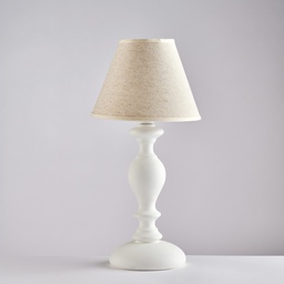 [BL265-LT-BCO] Lampada shabby bianca 20x40 cm