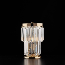 [BL272-LT-OR] Lampada in ferro e ottone dorato H.24 x Ø15