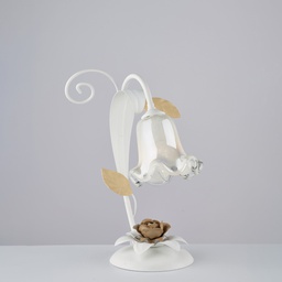 [BL274-LT-BCO] Lampada in ferro shabby 34x25 cm 1 luce