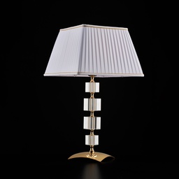 [BL275-LM-OR] Lume in ferro dorato e cristallo H.59 x Ø30