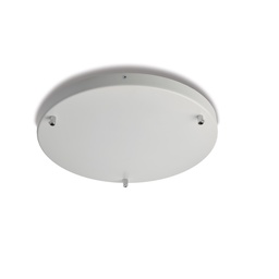 [BL290-PL3-DM40-BCO] Rosone ferro bianco 40x3 con 3 fori