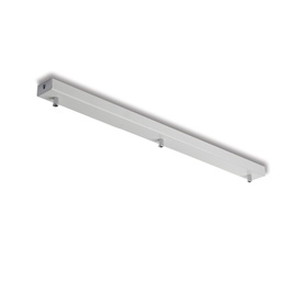[BL291-BIN3-DM70-BCO] Rosone rettangolare ferro bianco 70x5