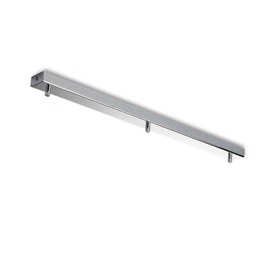 [BL291-BIN3-DM70-CR] Rosone rettangolare 70x5 con 3 fori