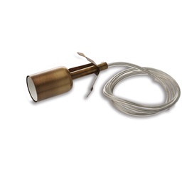 [BL292-S1-BRZ] Montatura in ferro bronzato H.13 - Ø7