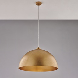 [BL289-1-DM50-ORO] Sospensione 50 cm bianco oro antico