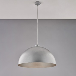 [BL289-1-DM50-ARG] Sospensione ferro laccato bianco Ø50 H.30