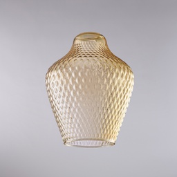 [BL296-VT-AM] Diffusore in vetro soffiato ambra H.27 x Ø21