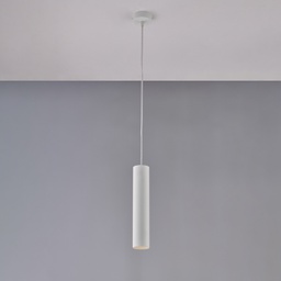 [BL297-S1-BCO] Sospensione in ferro bianco H.30 - Ø8