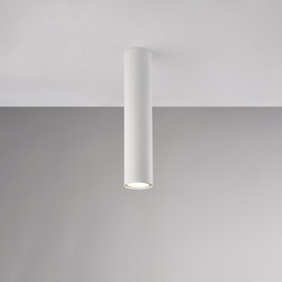 [BL297-PL1-BCO] Plafoniera in ferro bianco GU10 H.30 x Ø8
